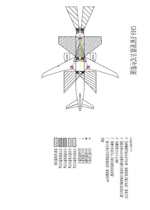 C919飞机机坪系留地锚布置图